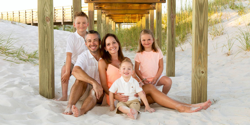 doctor and family